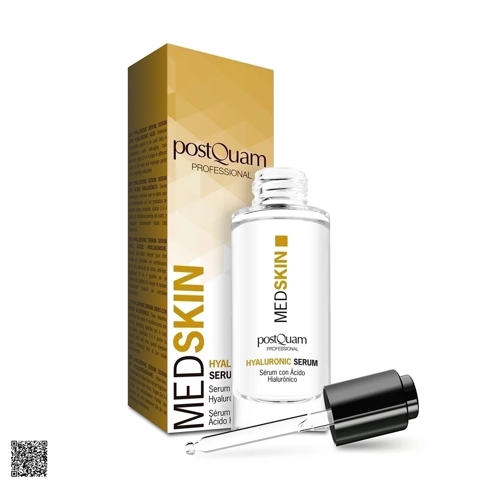 PostQuam Medskin Hyaluronic Serum - Serum HA 3% Cấp Nước, Căng Bóng, Trẻ Hóa Da (30ml)