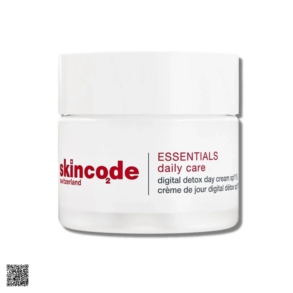 Skincode Essentials Digital Detox Day Cream SPF15 - Kem Dưỡng Chống Nắng Ban Ngày