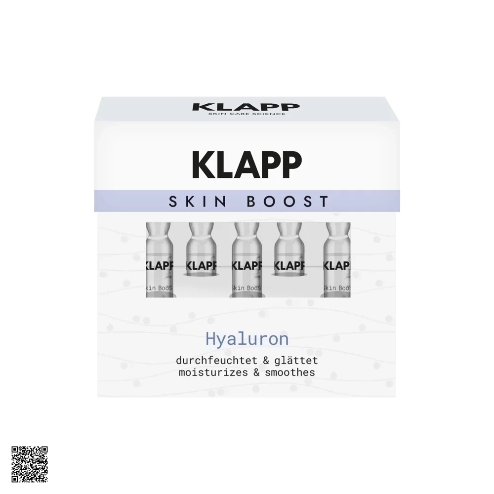 Klapp Skin Boost Ampoules Hyaluron - Tinh Chất Cấp Ẩm Cho Da