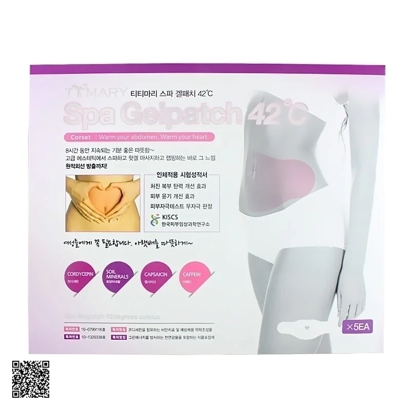 Spa Gel Patch 42°C Miếng Dán Hỗ Trợ Giảm Mỡ Bụng