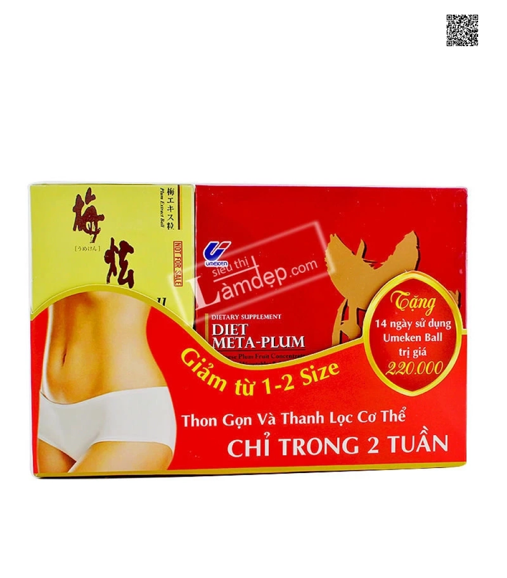 Umeken Diet Meta Plum - Giảm Cân, Thanh Lọc Cơ Thể, Tăng Lợi Khuẩn Đường Ruột