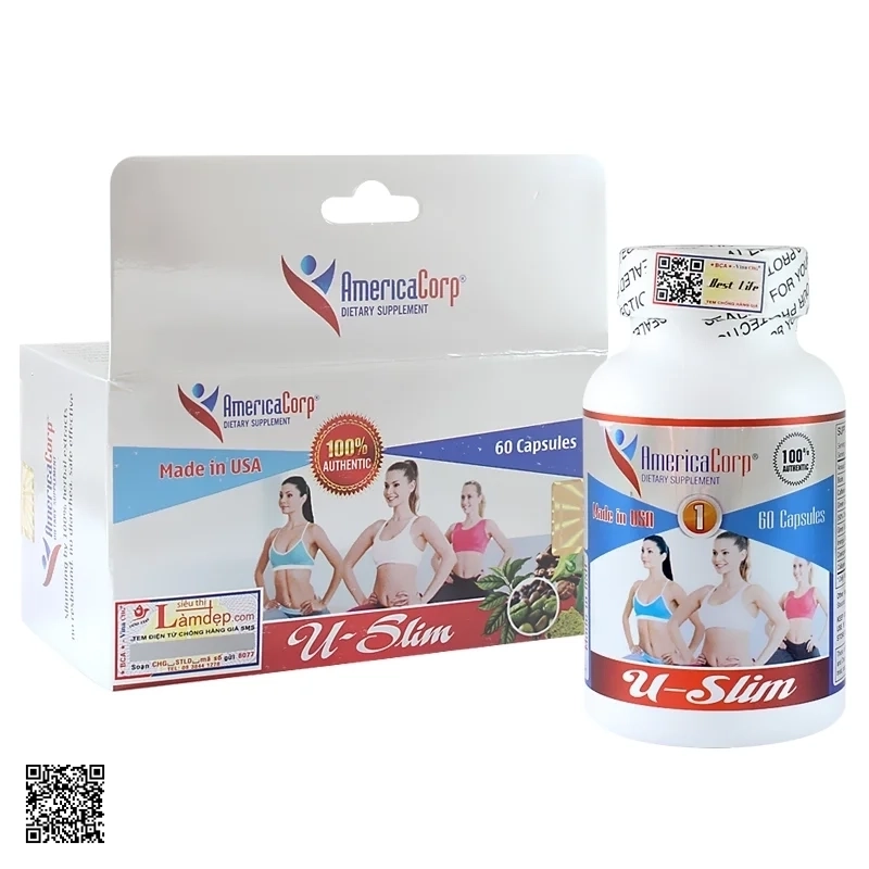Thuốc Giảm Cân U SLIM Cao Cấp Từ Mỹ