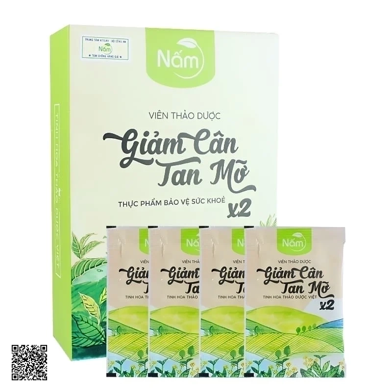 Viên Thảo Dược Thuốc Giảm Cân Tan Mỡ Nấm X2