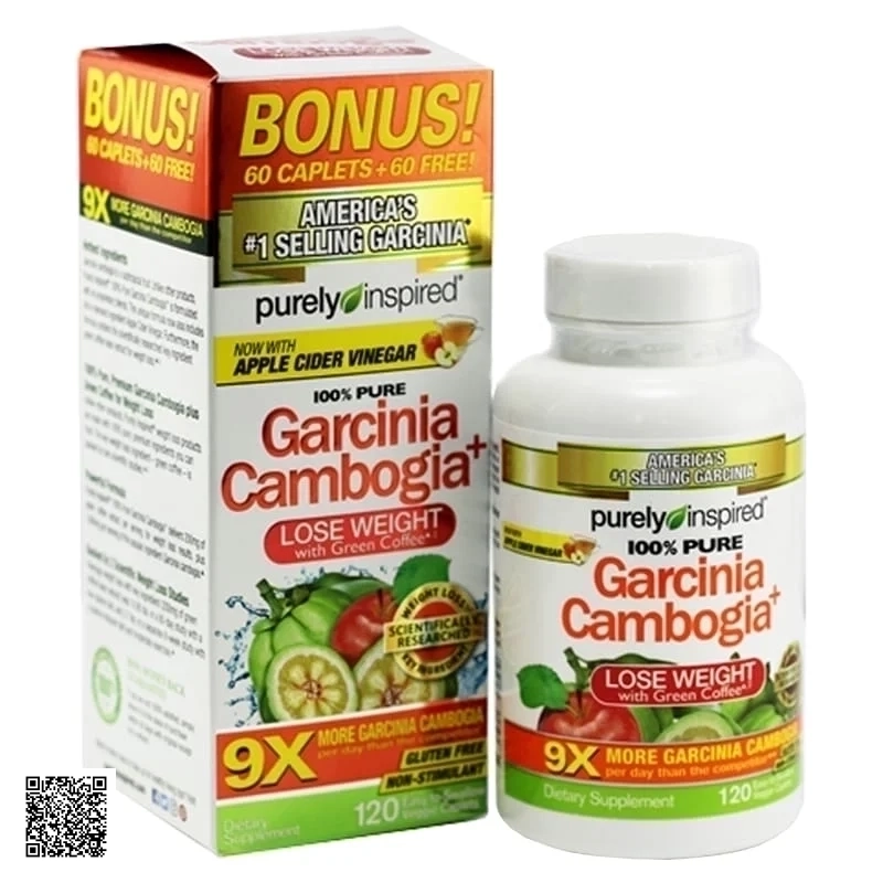 Viên Giảm Cân Chiết Xuất Quả Nụ Purely Inspired Garcinia Cambogia 120CT US