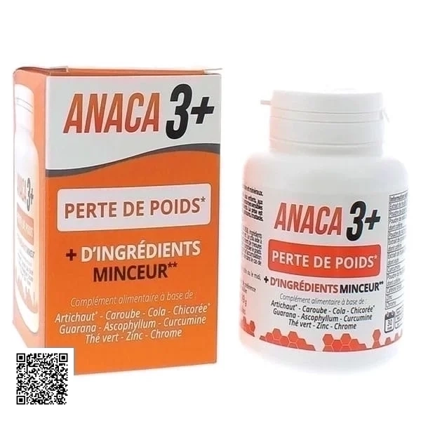 Viên Uống Giảm Cân Anaca3+ Perte De Poids Cao Cấp Từ Pháp