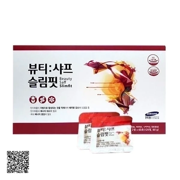 Viên Uống Giảm Cân Nhụy Hoa Nghệ Tây Beauty Saff Slimfit Hàn Quốc