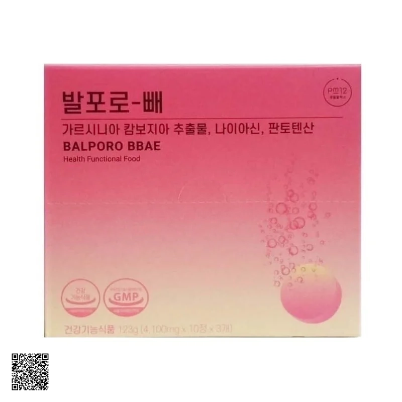 Balporo BBae Health Functional Food Viên Sủi Hỗ Trợ Giảm Cân Hàn Quốc