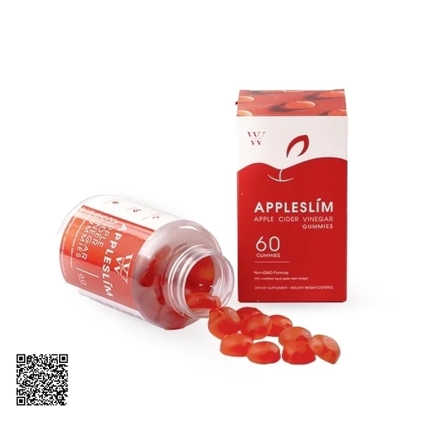 Kẹo Dẻo Giảm Cân Giấm Táo Appleslim Apple Cider Vinegar Gummies