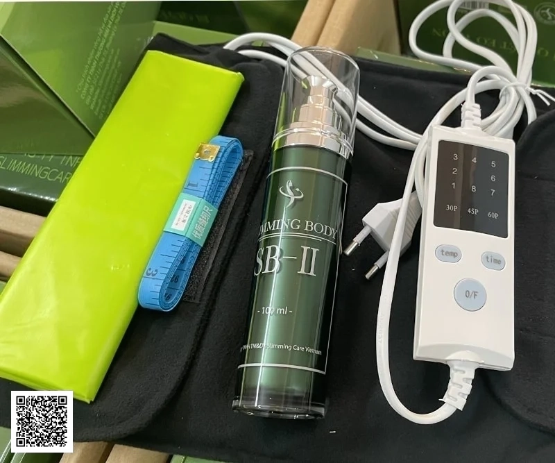 Bộ Ủ Nóng Tan Mỡ Cải Tiến Slimming Body SB-II – Đai Nóng Phiên Bản Mới