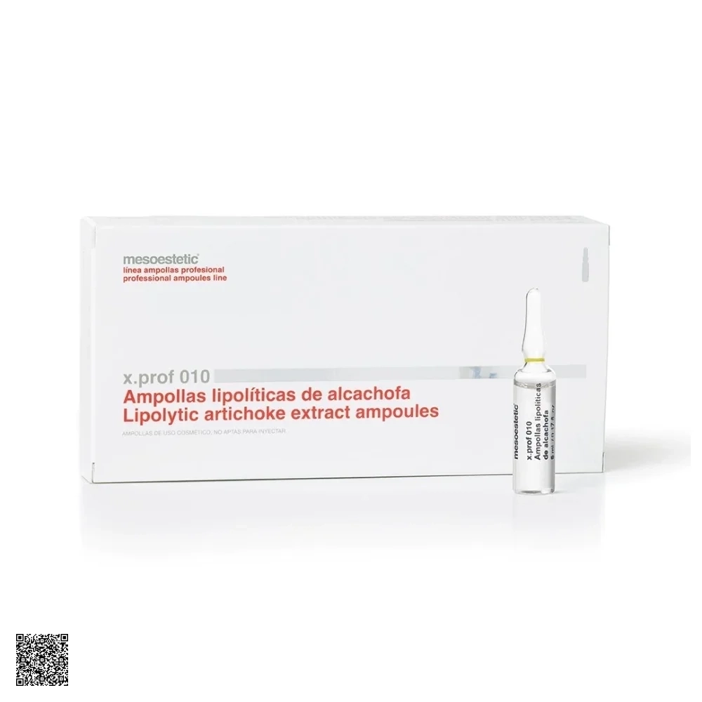 Mesoestetic X.Prof 010 Lipolytic Artichoke Extract Ampoules Tinh Chất Hỗ Trợ Giảm Mỡ, Thah Lọc Gan Thận