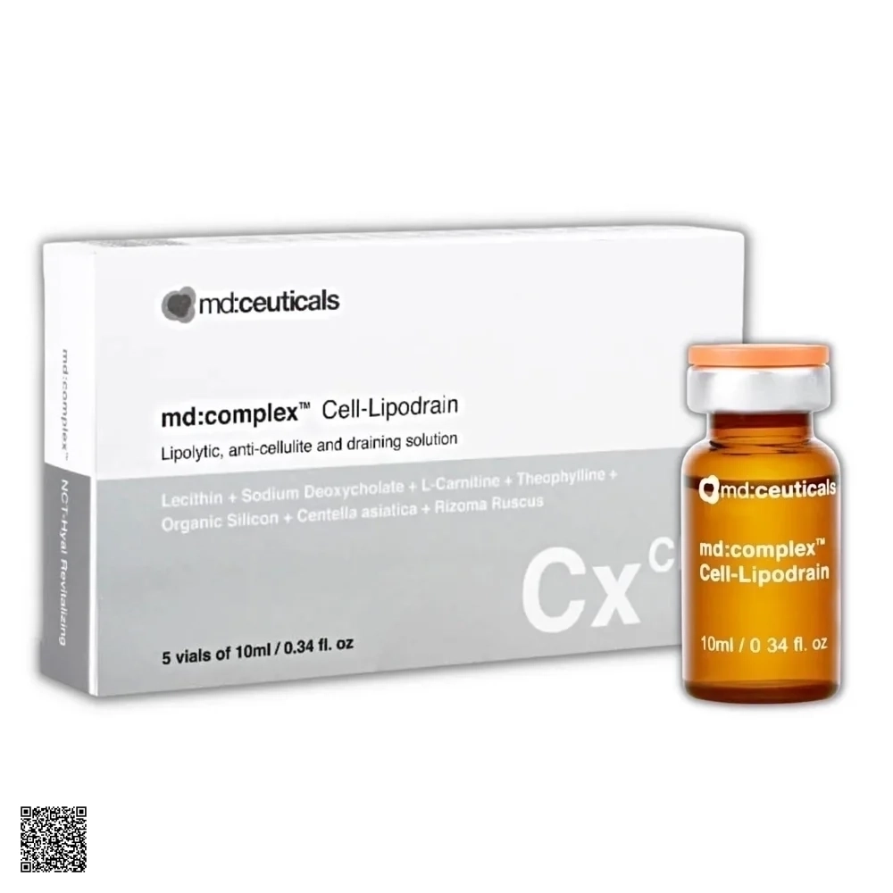 MD:Ceuticals MD Complex Cell-Lipodrain CX - Tiêm Thon Gọn, Giảm Mỡ Cho Mặt Và Body