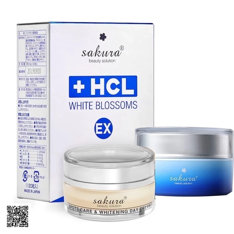 BỘ SẢN PHẨM TRỊ NÁM TRẮNG DA CAO CẤP SAKURA