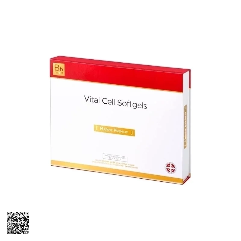 Vital Cell Softgel Marine Premium Viên Uống Trẻ Hóa Da Tế Bào Gốc Sinh Vật Đại Dương