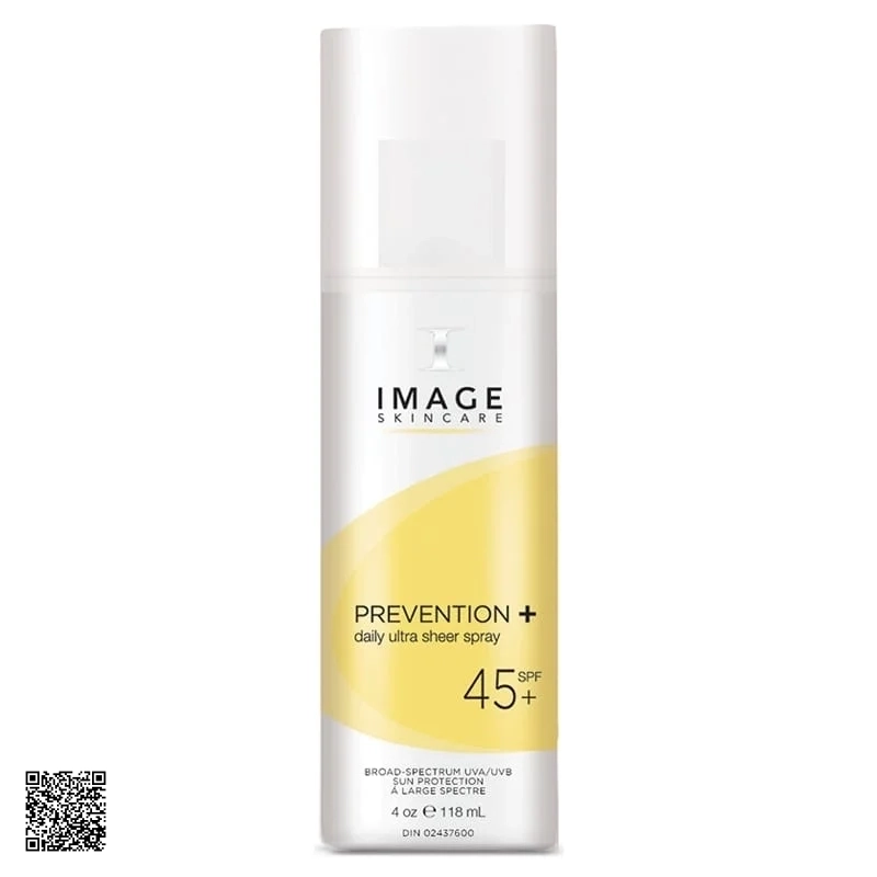 Xịt Chống Nắng Toàn Thân Image Skincare Prevention+ Ultra Sheer Spray SPF45+