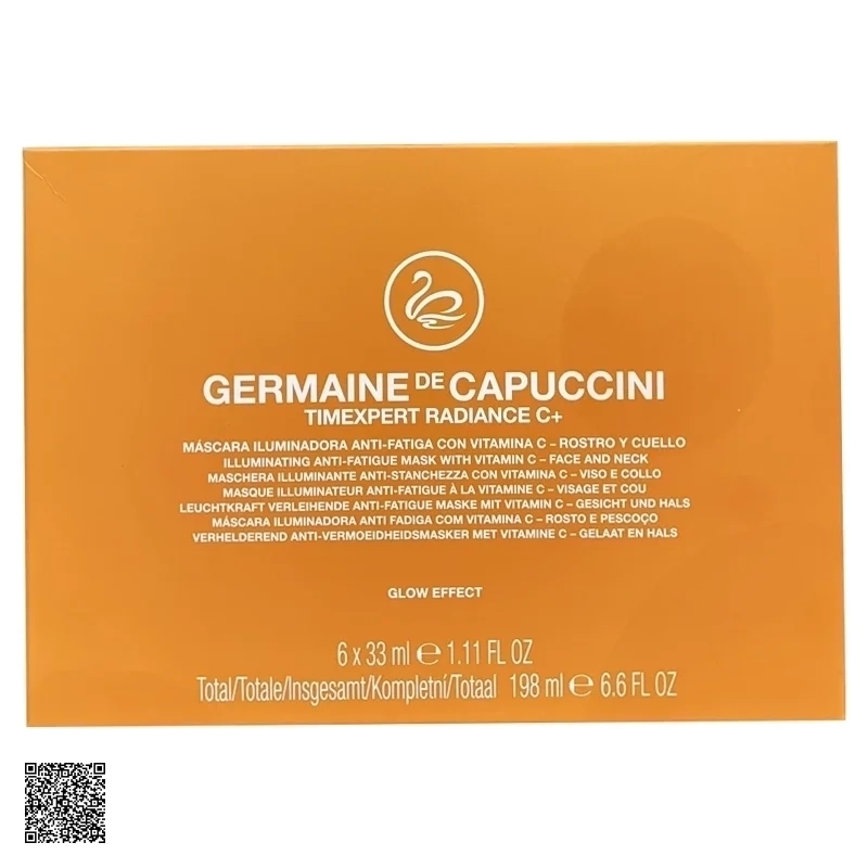 Mặt Nạ Trắng Da Vitamin C Cô Đặc Timexpert C+ Radiance Glow Force Germaine De Capuccini (6 Miếng/ Hộp)