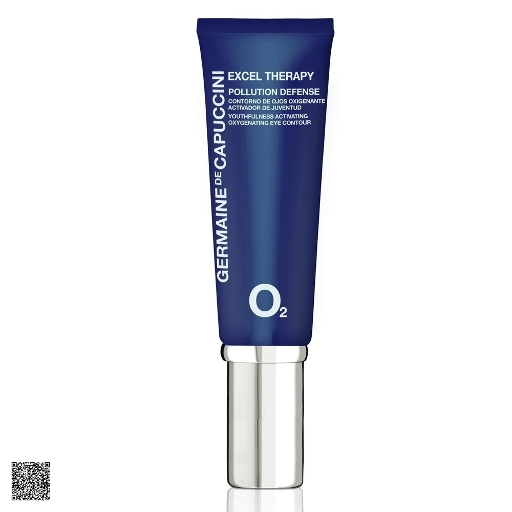 Excel Therapy O2 Pollution Defense Youthfulness Activating Oxygenating Eye Contour Germaine De Capuccini - Kem Dưỡng Mờ Nếp Nhăn, Quầng Thâm Mắt
