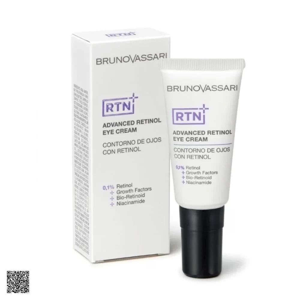 Bruno Vassari RTN Advanced Retinol Eye Cream - Kem Retinol Hỗ Trợ Mờ Thâm Da Vùng Mắt