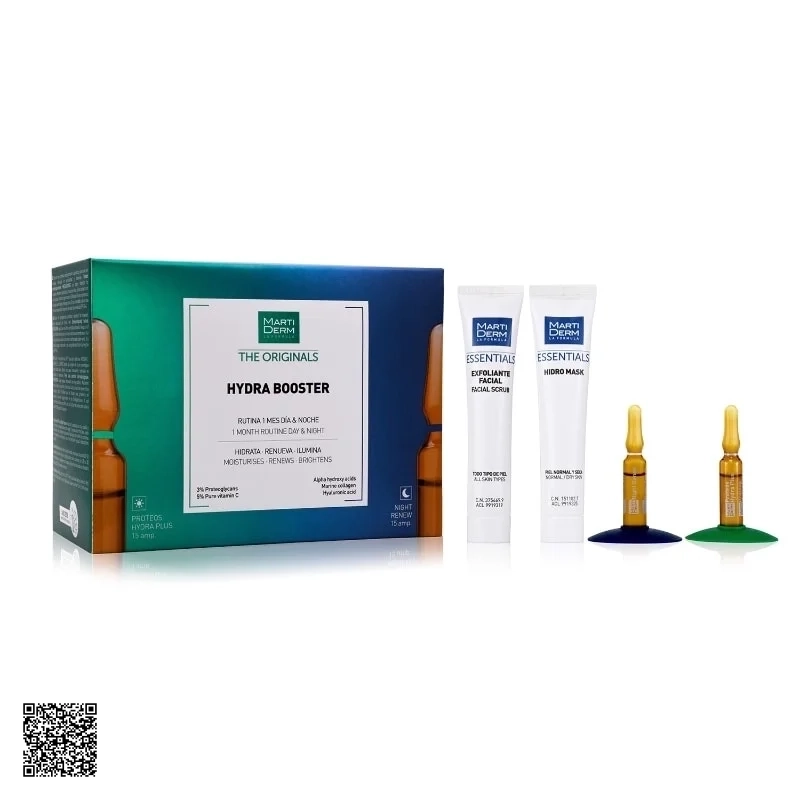 Bộ Sản Phẩm Dưỡng Da Ngày Đêm Tăng Cường Cấp Ẩm MartiDerm The Originals Hydra Booster