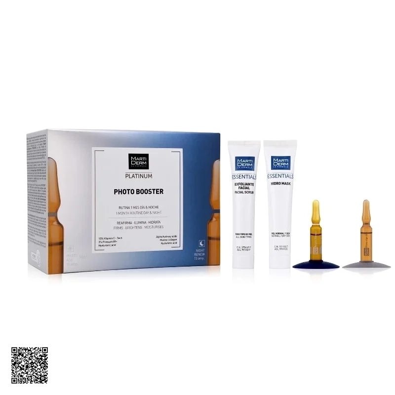 Bộ Sản Phẩm Dưỡng Da Ngày Đêm Làm Sáng Săn Chắc Da MartiDerm Platinum Photo Booster