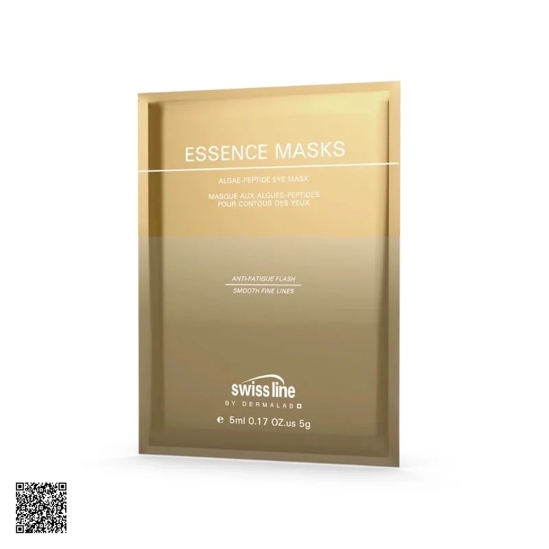 Swissline Essence Masks Algae-Peptide Eye Mask - Mặt Nạ Chống Lão Hóa Da Vùng Mắt