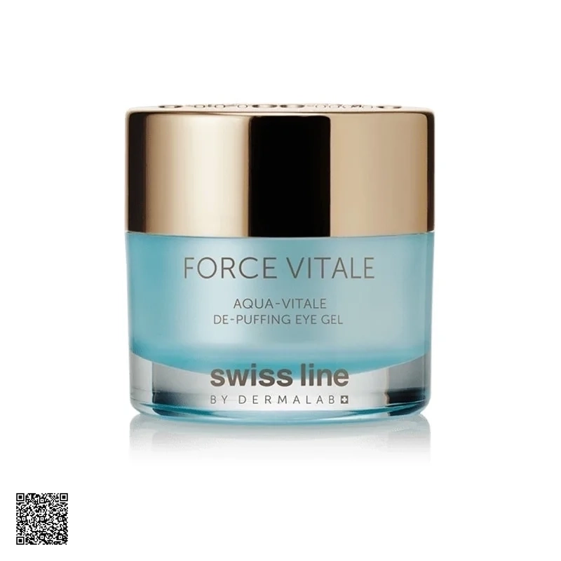 Gel Đặc Trị Bọng Mỡ Quầng Thâm Mắt Swissline Force Vitale Aqua-Vitale De-Puffing Eye Gel