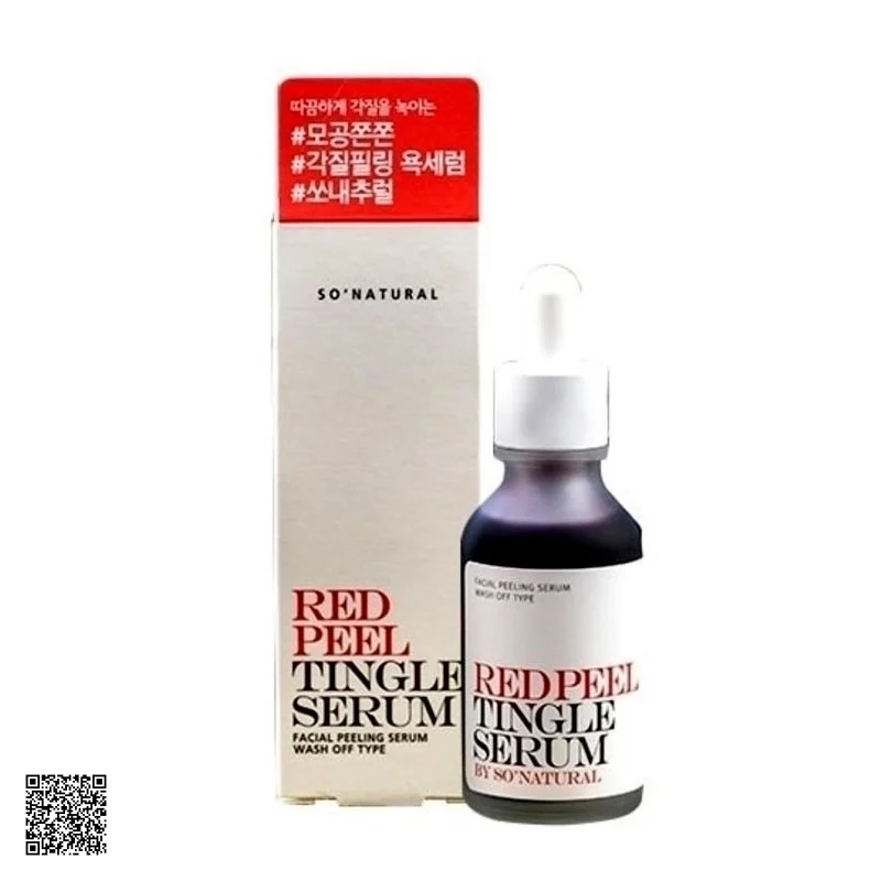 So’Natural Red Peel Tingle Serum - Tinh Chất Thay Da Sinh Học (35ml)
