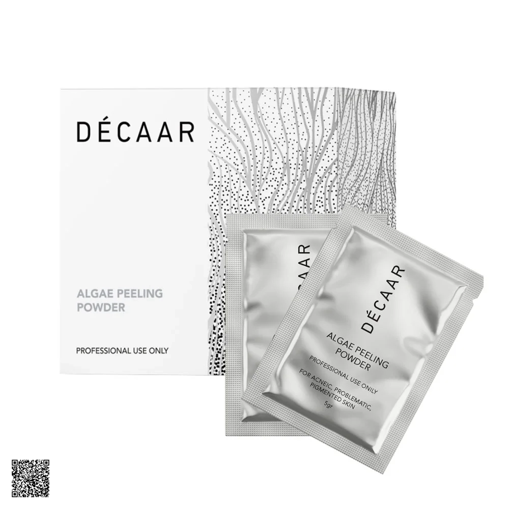 Décaar Algae Peeling Powder - Bột Peel Vi Tảo Cho Da Mụn, Nám, Tàn Nhang (30 Gói x 5gr)