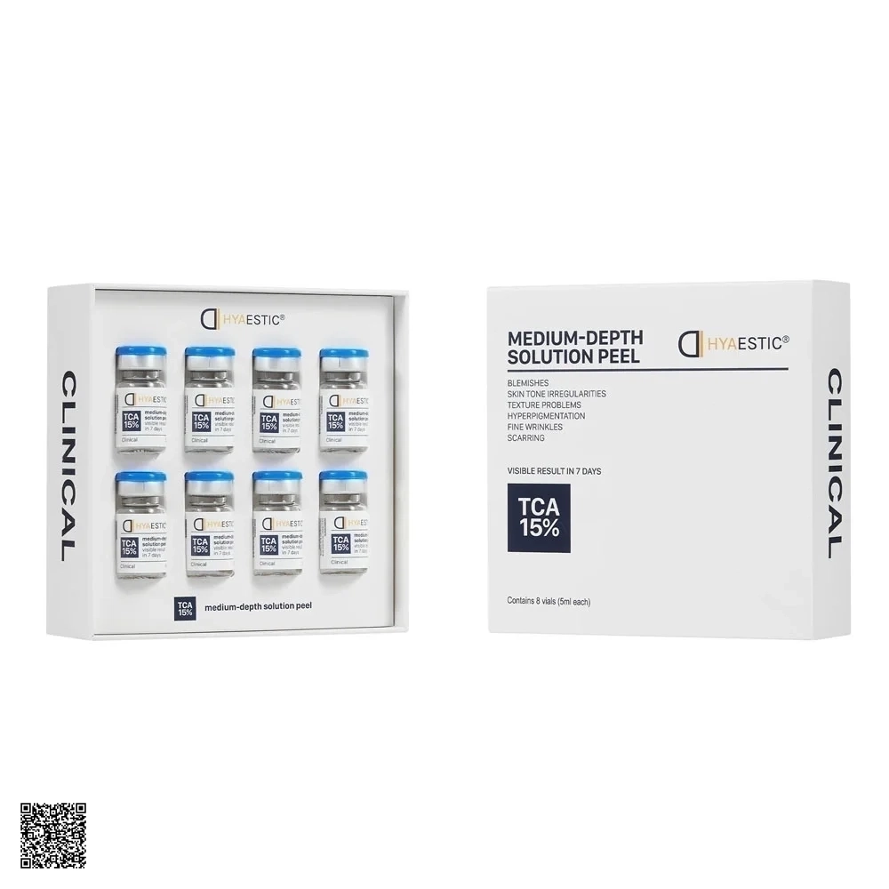 Hyaestic Medium-Depth Solution Peel TCA 15% - Bộ Peel Sinh Học Tái Tạo Da Tác Động Sâu