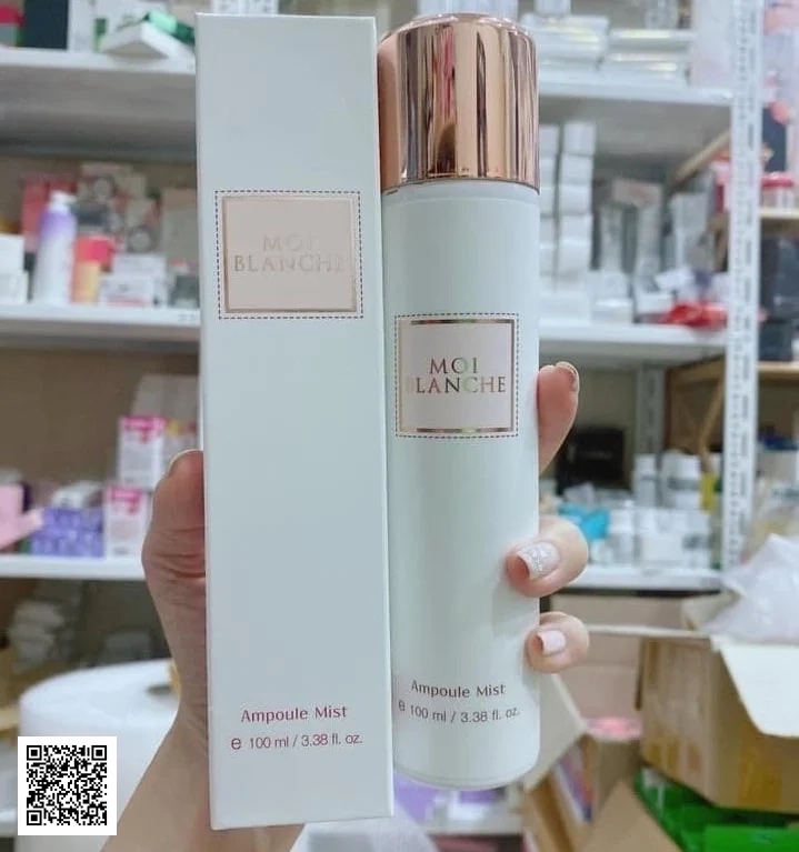 Xịt Khoáng Dưỡng Ẩm Moi Blanche Ampoule Mist Hàn Quốc