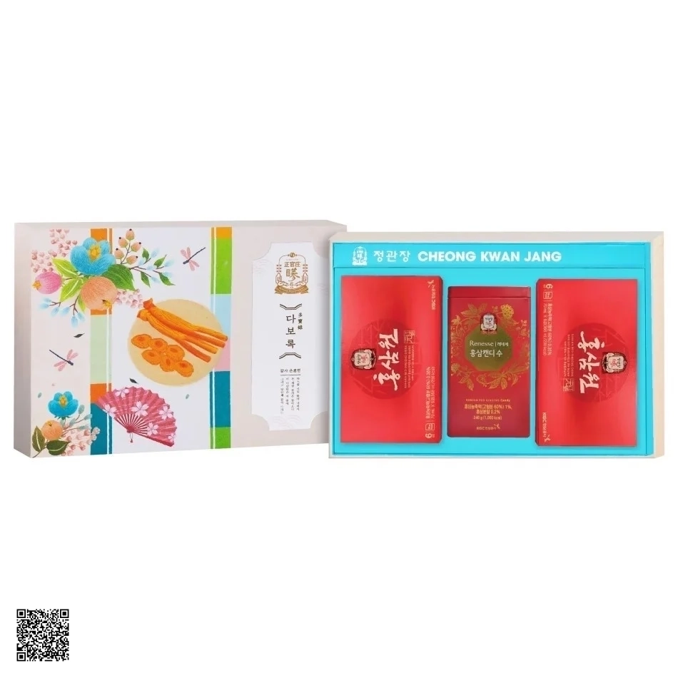 Hộp Quà Tặng Tết Hồng Sâm Cao Cấp KGC - Gia Đường An Thịnh (Mẫu 1)