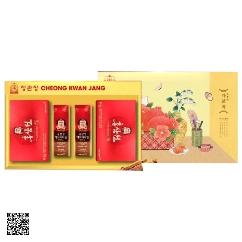 Hộp Quà Tết Hồng Sâm Cao Cấp KGC - Lộc Thịnh Gia Khang