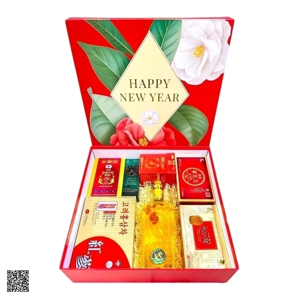 Hộp Quà Tết Sức Khỏe Sâm Hàn Quốc Xuân An Khang VS180