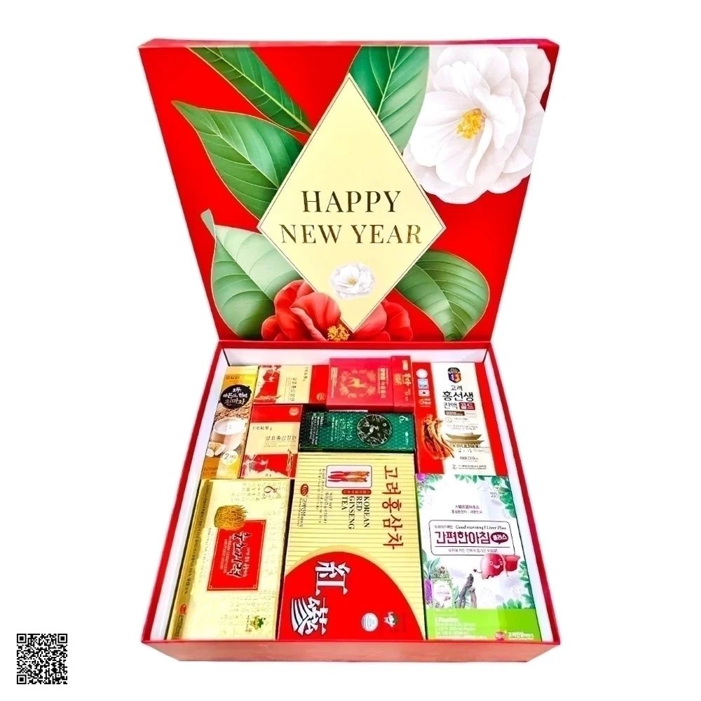 Hộp Quà Tết Sức Khỏe Sâm Hàn Quốc Xuân An Khang VS122