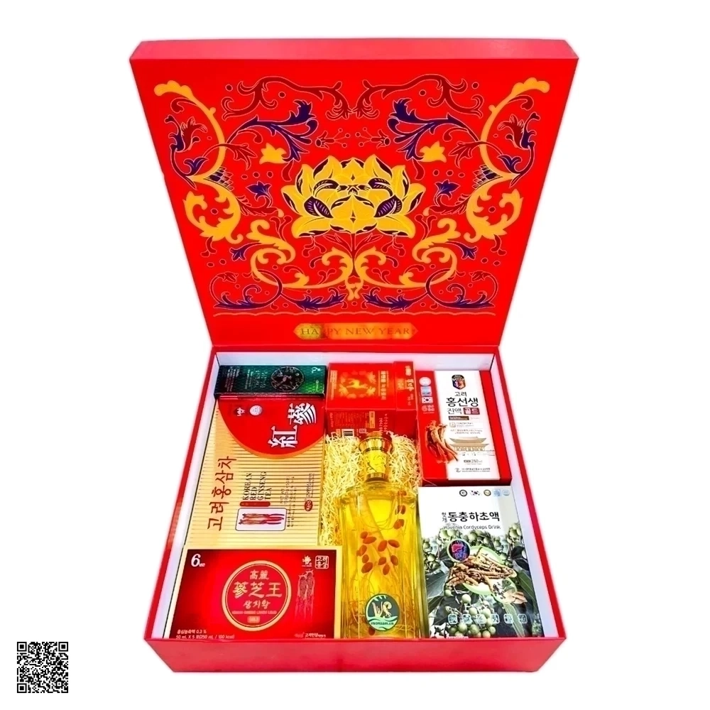 Hộp Quà Tết Sức Khỏe Sâm Hàn Quốc Xuân An Khang VS121