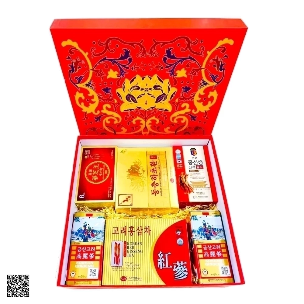 Hộp Quà Tết Sức Khỏe Sâm Hàn Quốc Xuân An Khang VS301