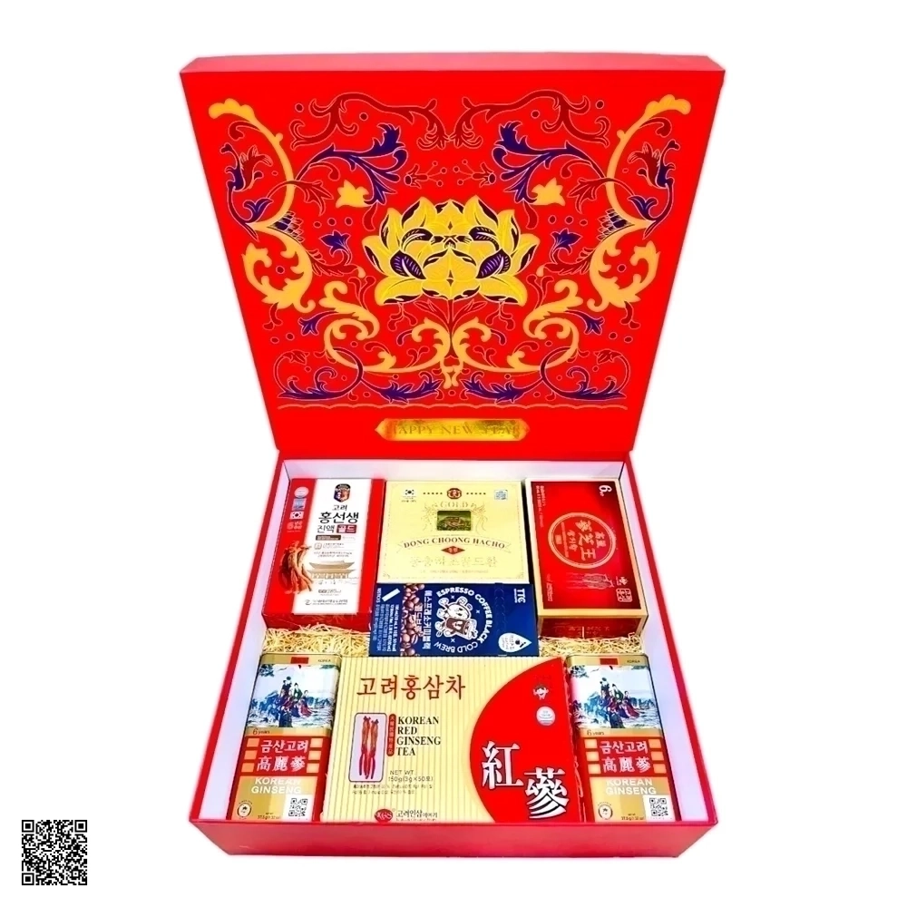 Hộp Quà Tết Sức Khỏe Sâm Hàn Quốc Xuân An Khang VS351