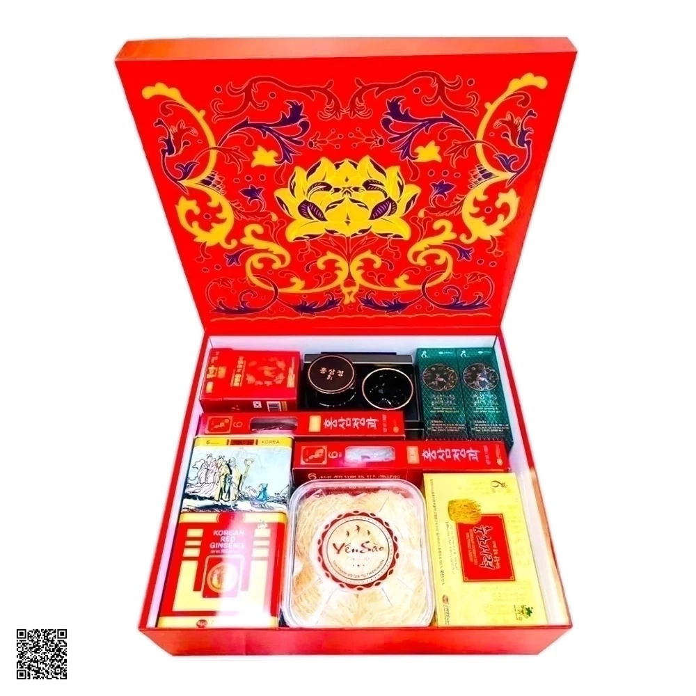 Hộp Quà Tết Sức Khỏe Sâm Hàn Quốc Xuân An Khang VS950
