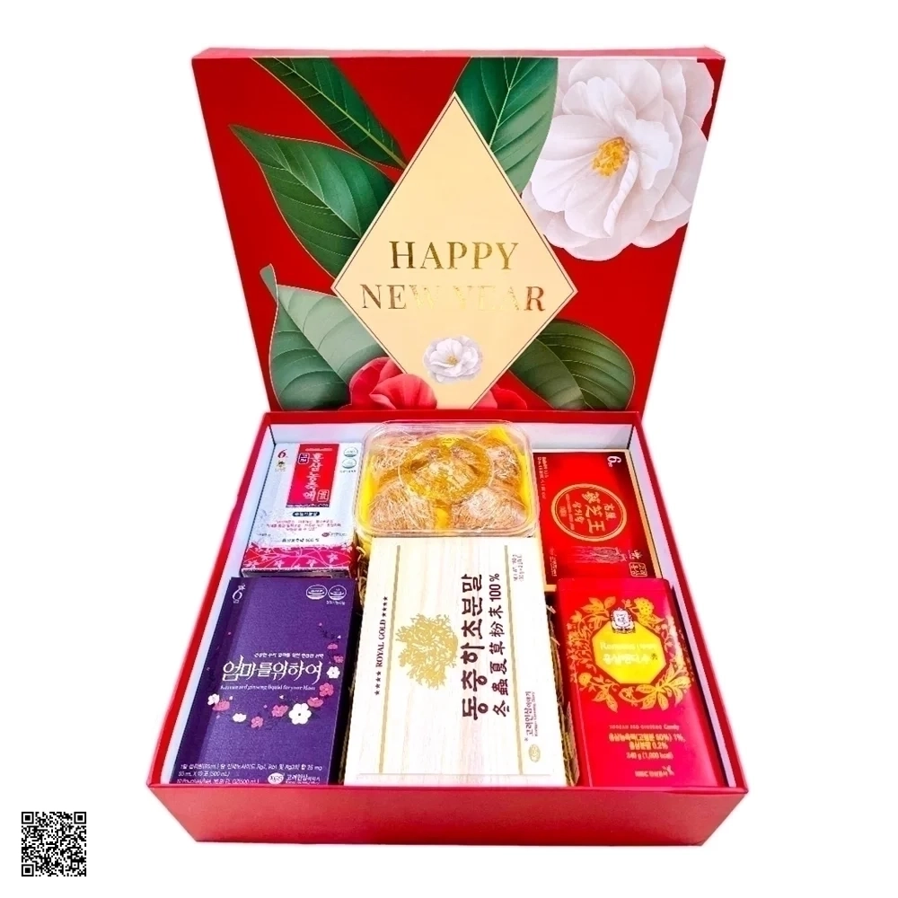 Hộp Quà Tết Sức Khỏe Sâm Hàn Quốc Xuân An Khang VS1000
