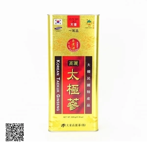 Thiên Sâm Thái Cực Củ Khô Daedong Korean Taekuk Ginseng 600g