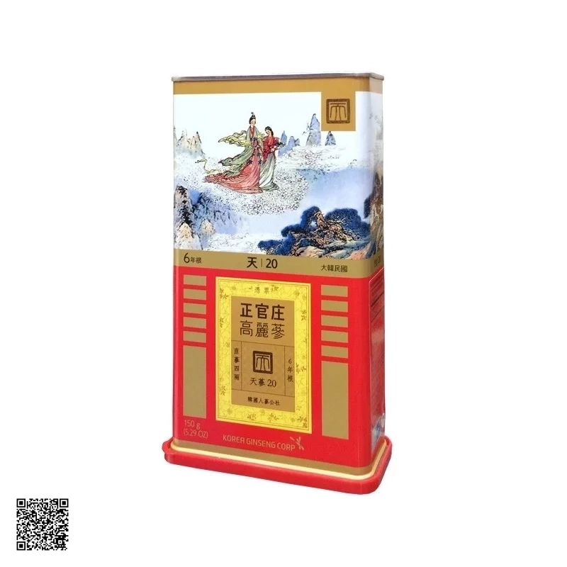 Thiên Sâm Nguyên Củ KGC Heaven Roots 150gr 7 Củ Thượng Hạng