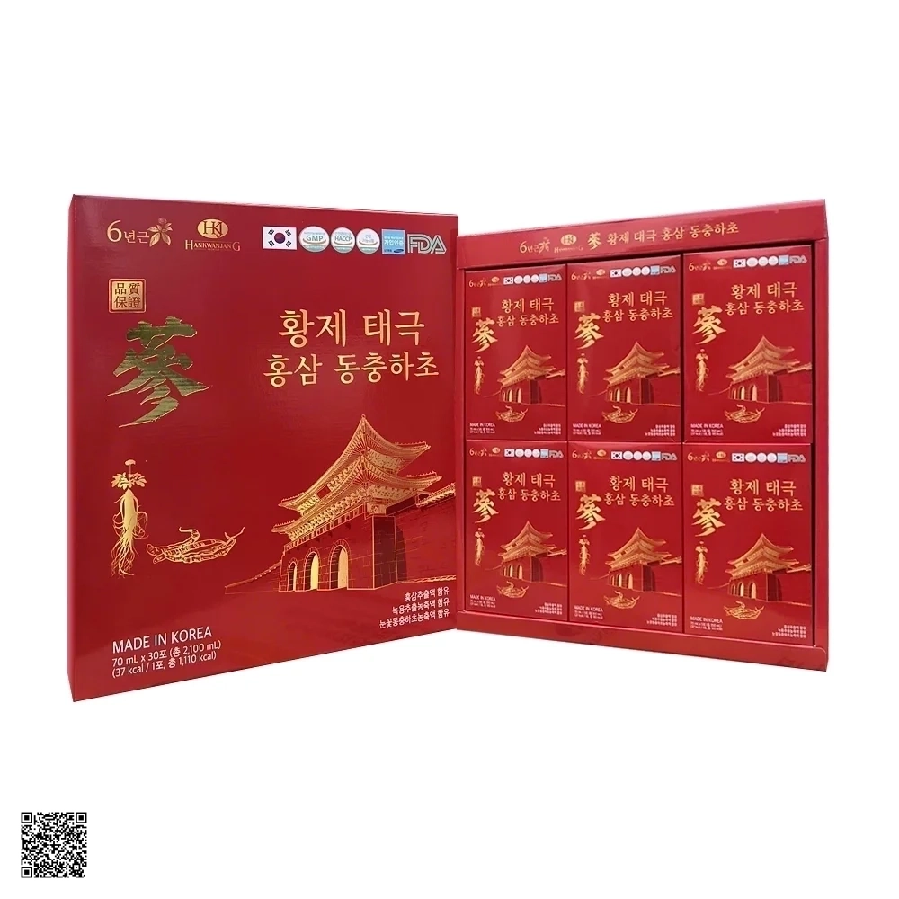 Nước Thiên Sâm Đông Trùng Hankwanjang Hàn Quốc (30 gói x 70ml)