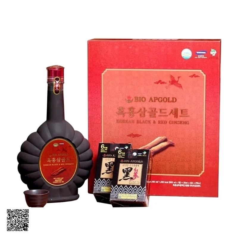 Tinh Chất Hắc Sâm Bio Apgold Korean Black Red Ginseng Hàn Quốc