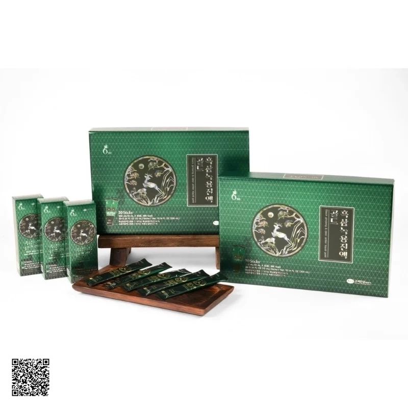 Nước Hắc Sâm Nhung Hươu KGS Black Ginseng & Deer Antler Liquid Gold