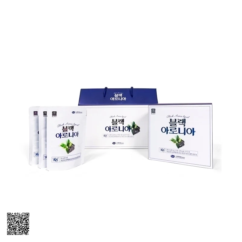 Nước Ép Aronia Và Hắc Sâm KGS Black Aronia Liquid (80ml x 30 gói)