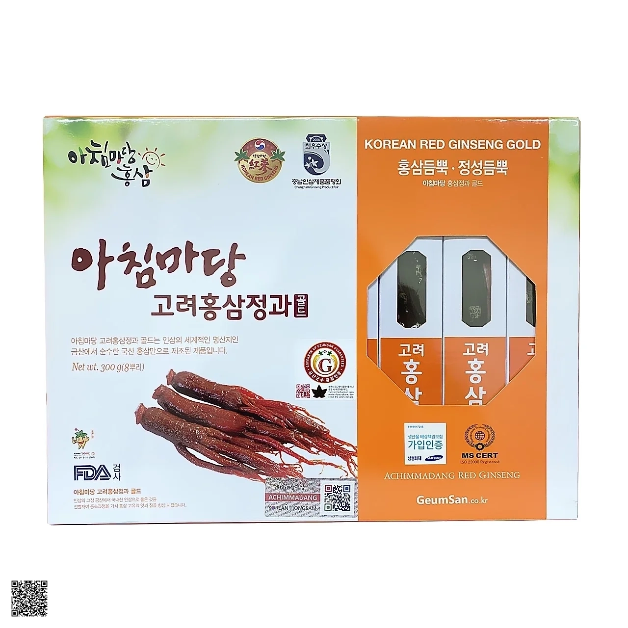 Hồng Sâm Củ Tẩm Mật Ong Achimmadang Korean Red Ginseng Gold Hàn Quốc