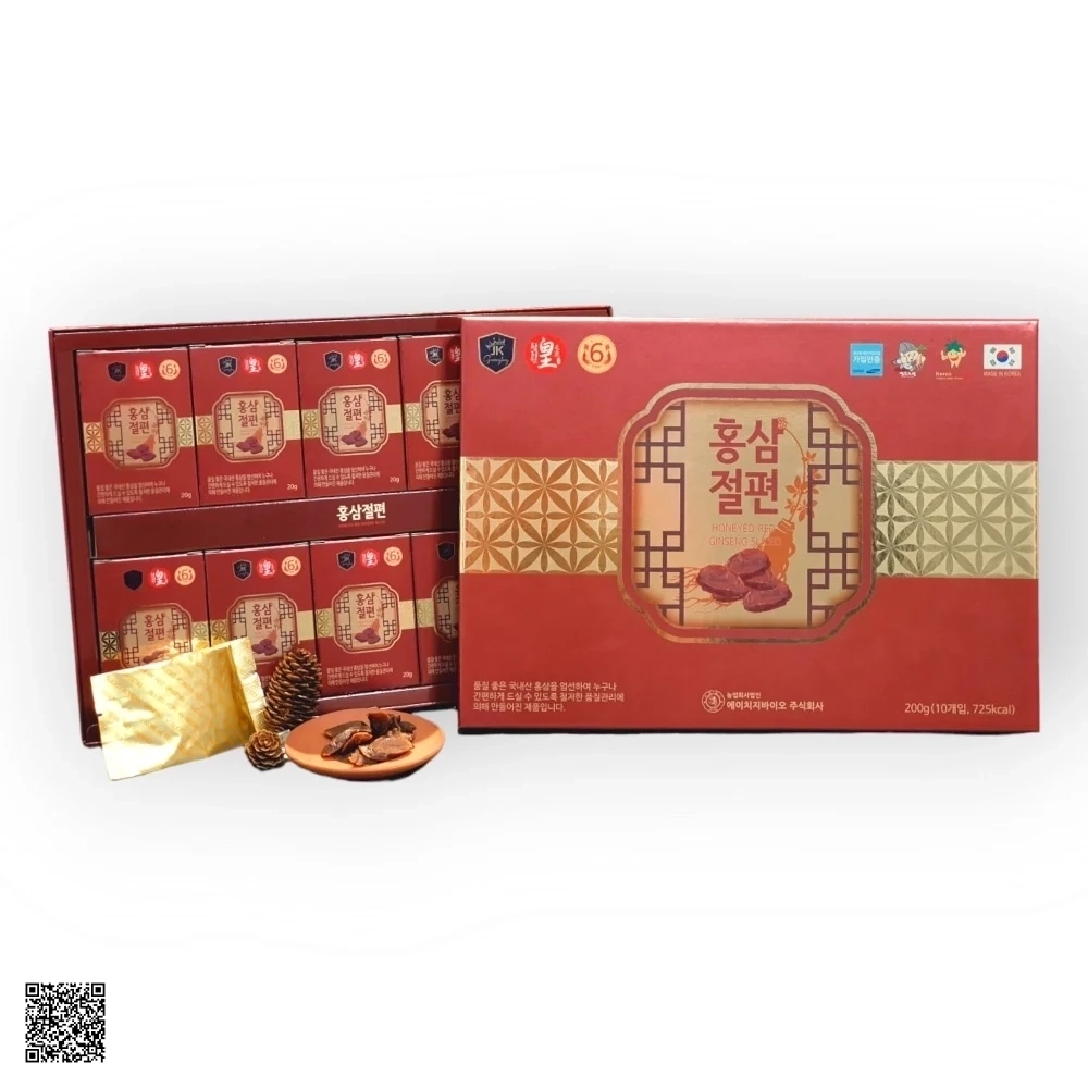 Sâm Lát Tẩm Mật Ginseng King Honeyed Red Ginseng Slice 200gr