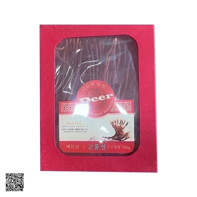 Nấm Linh Chi Sừng Hươu Hàn Quốc Deer Horn Reishis Hộp 500gr