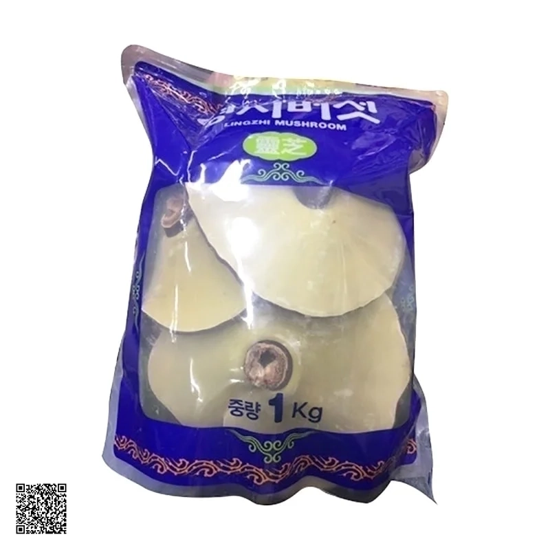 Nấm Linh Chi Vàng Hàn Quốc Túi Xanh Lingzhi Mushroom 1kg