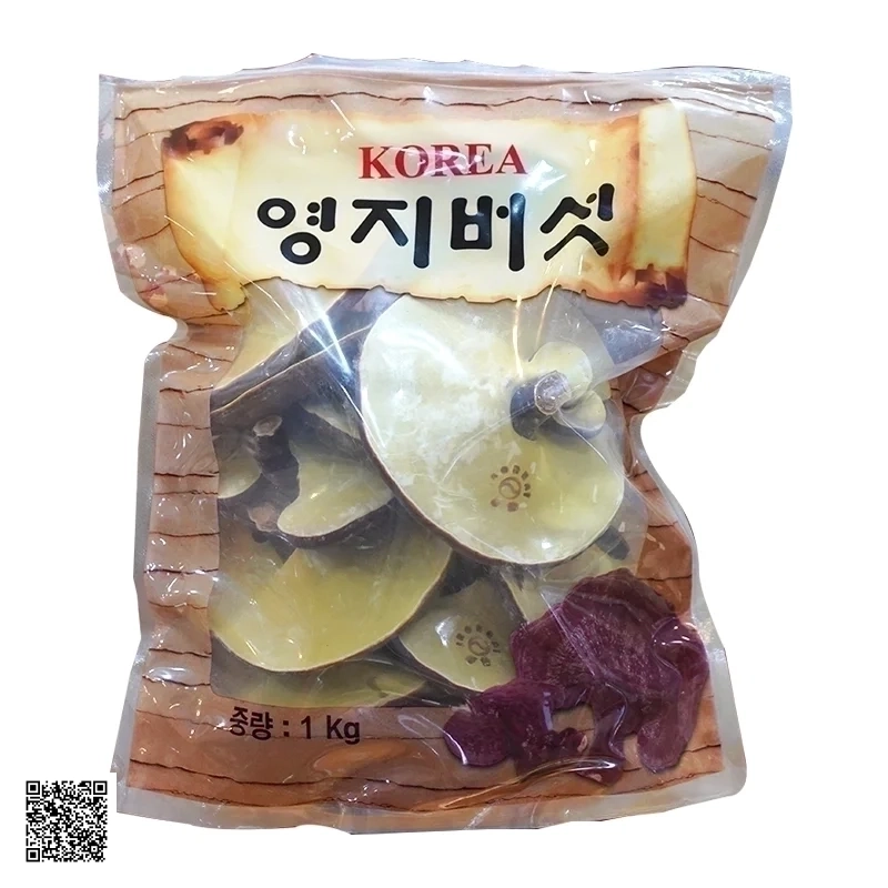 Nấm Linh Chi Vàng Nuôi Trồng Tai Mỏng Hàn Quốc Bịch 1kg