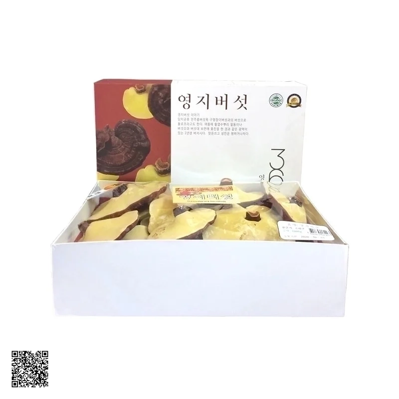 Nấm Linh Chi Vàng Thiên Nhiên 365 Hàn Quốc Thượng Hạng Hộp 1kg